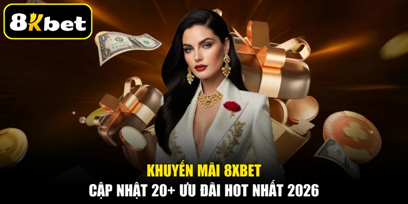 Khuyến mãi 8kbet cập nhật 20 ưu đãi