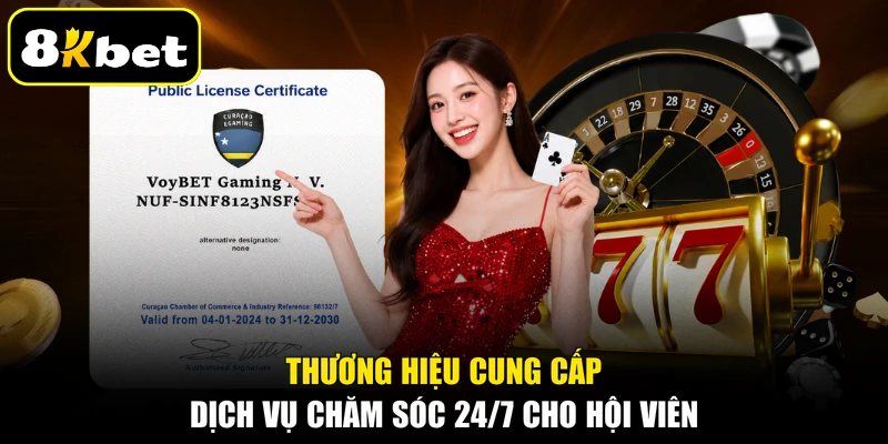 Thương hiệu cung cấp dịch vụ chăm sóc 24/7 cho hội viên