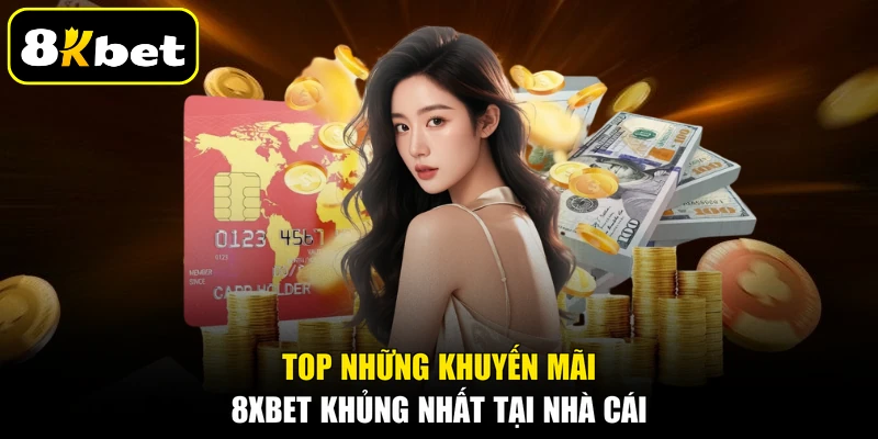 Top những khuyến mãi 8KBET khủng nhất tại nhà cái